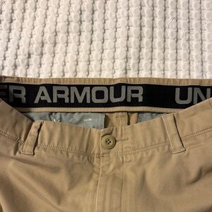 Under Armour Men's Tan Chino Stretch Waistband Pants